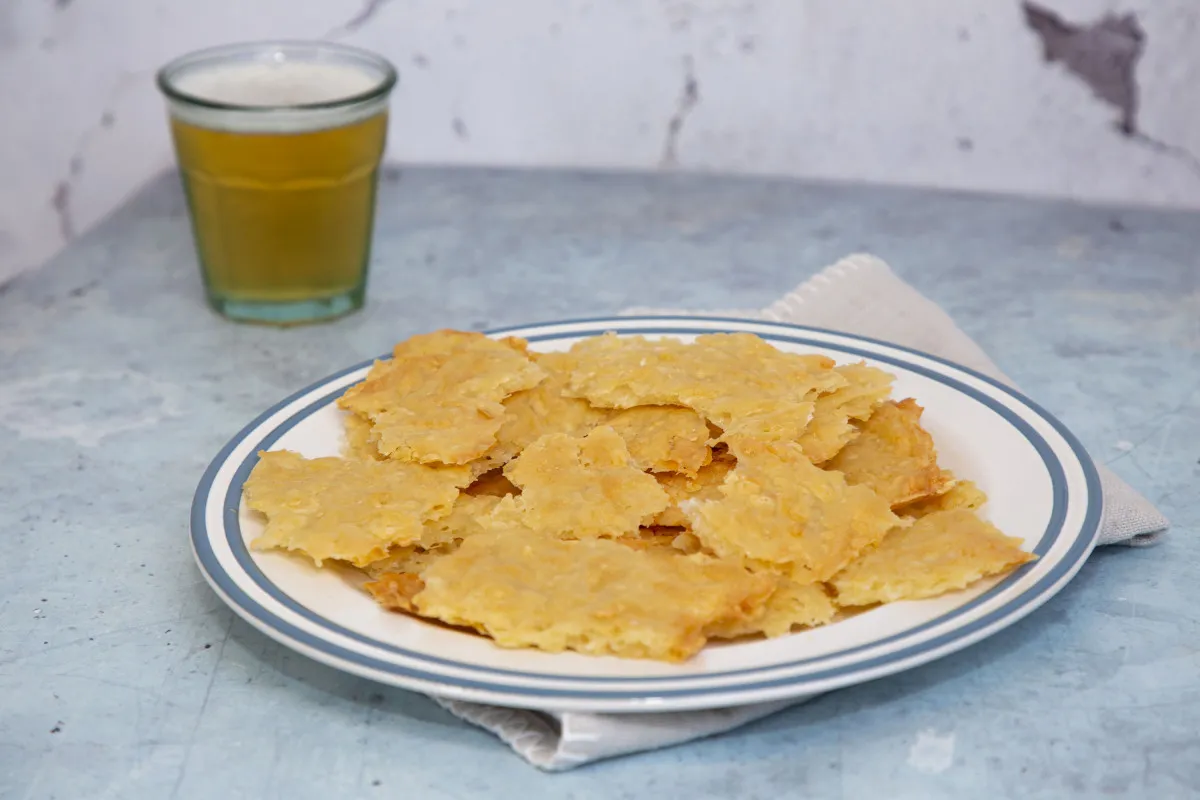 Sajtos ropogós, maradék kovásszal recept