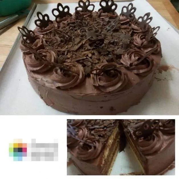 Rumos- tejszínes csokoládé torta recept