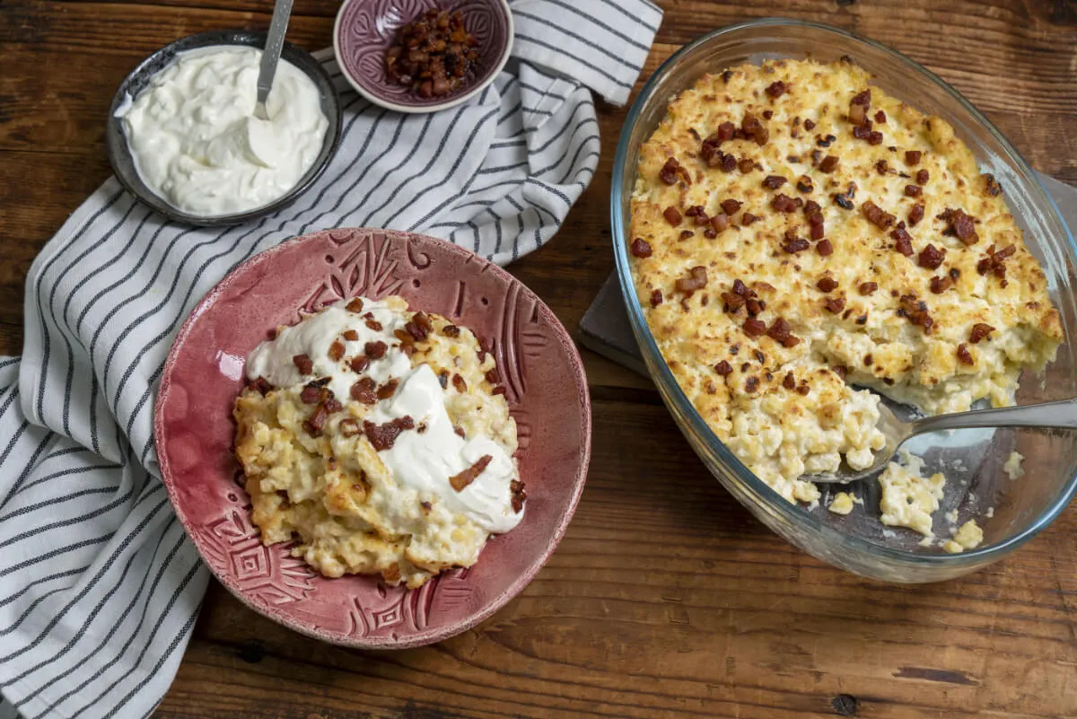 Juhtúrós sztrapacska  recept