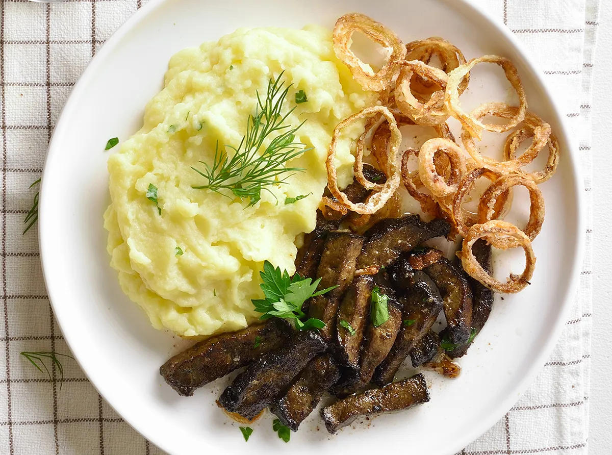 Pirított sertésmáj sült hagymával recept