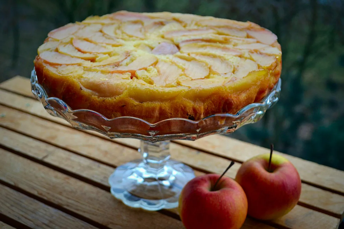 Fordított almatorta recept
