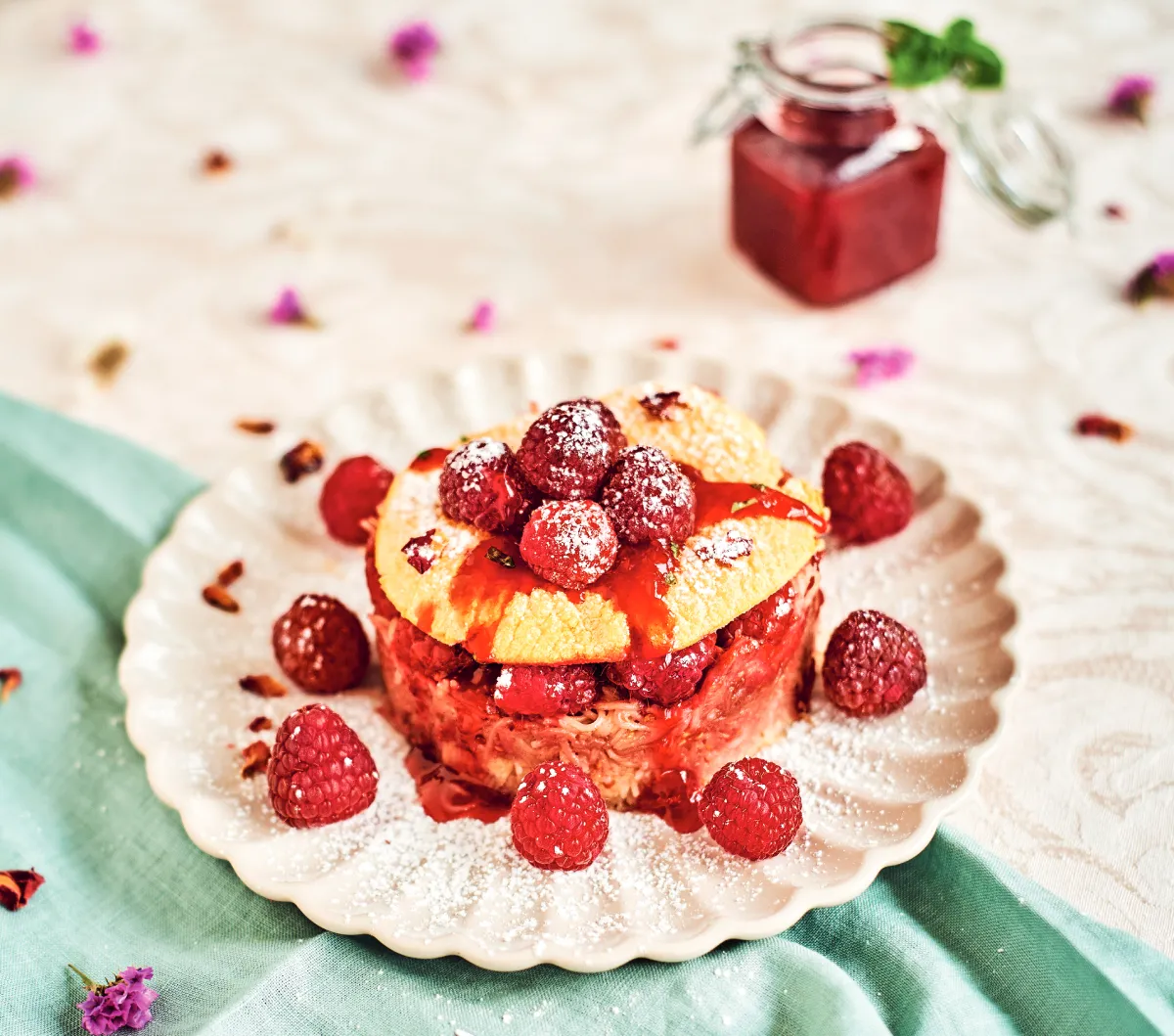 Málnás béles, ahogy Polgár Tünde készíti recept