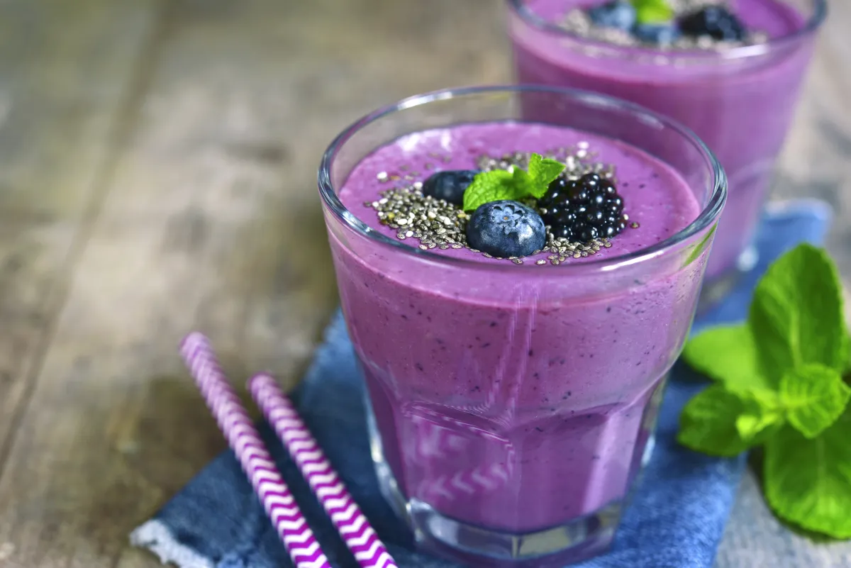 Banános-erdei gyümölcsös shake recept