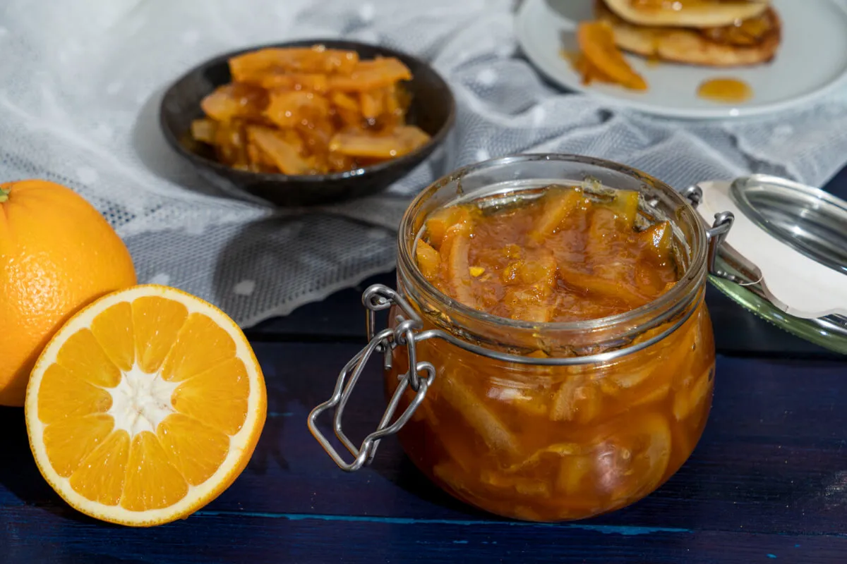 Édes narancslekvár recept