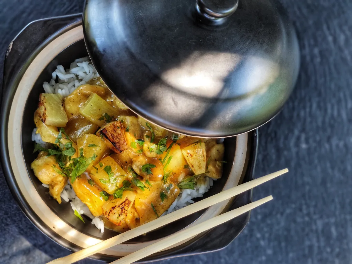 Ananászos csirke recept