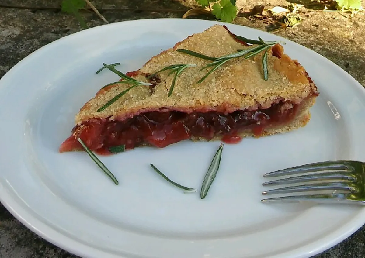 Rozmaringos-szilvás pite szuperegészségesen recept