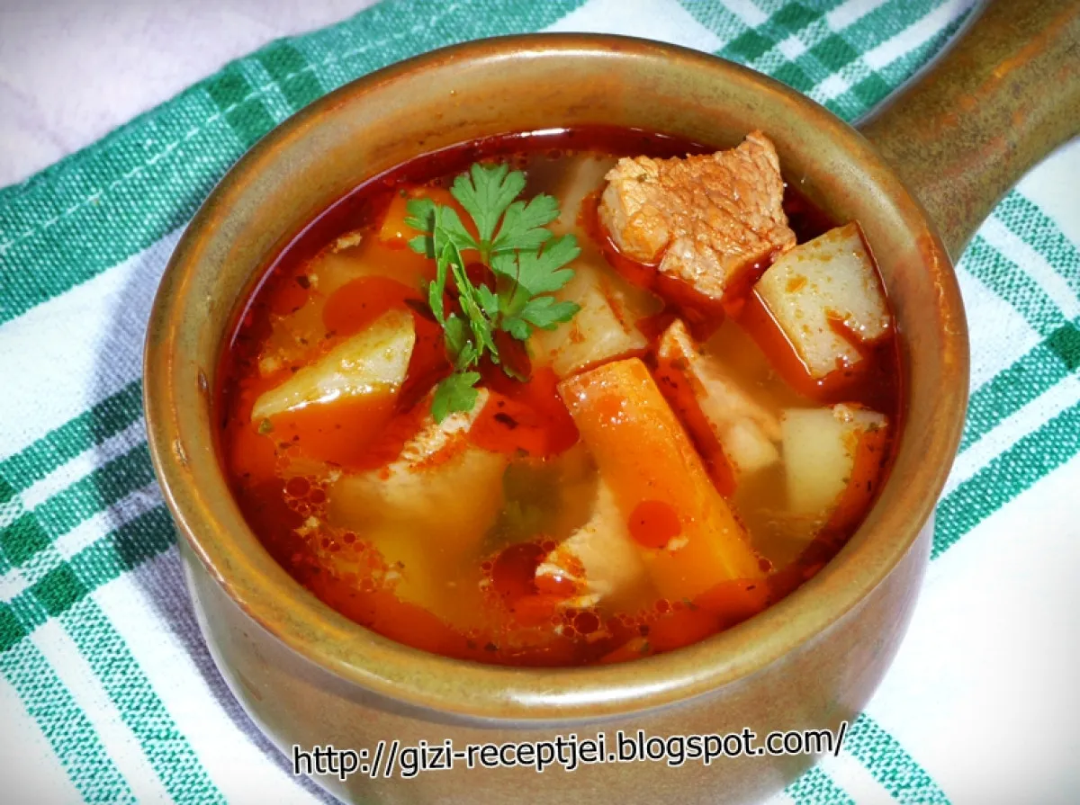 Gulyásleves egyszerűen recept