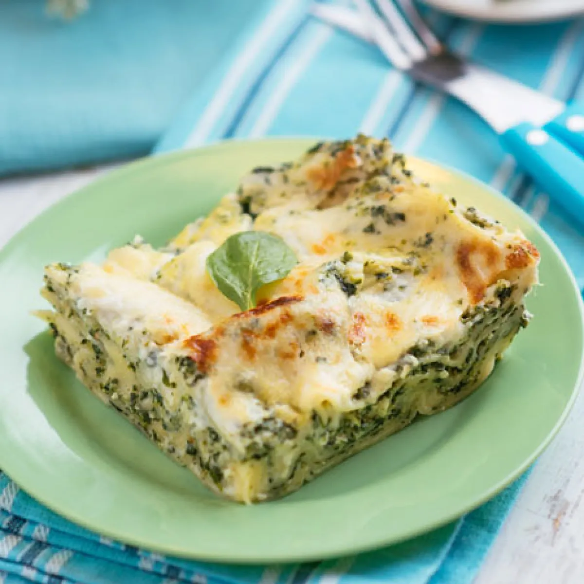 Spenótos-ricottás lasagne recept