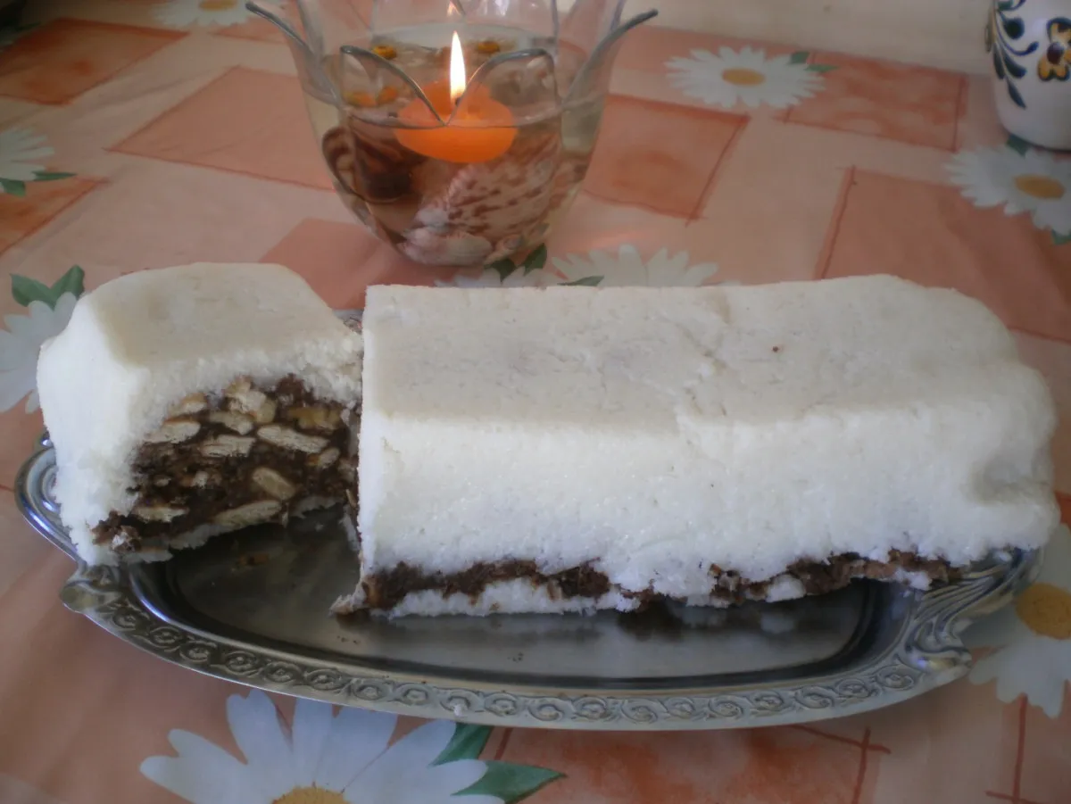 Kókuszkrémes kekszrúd recept