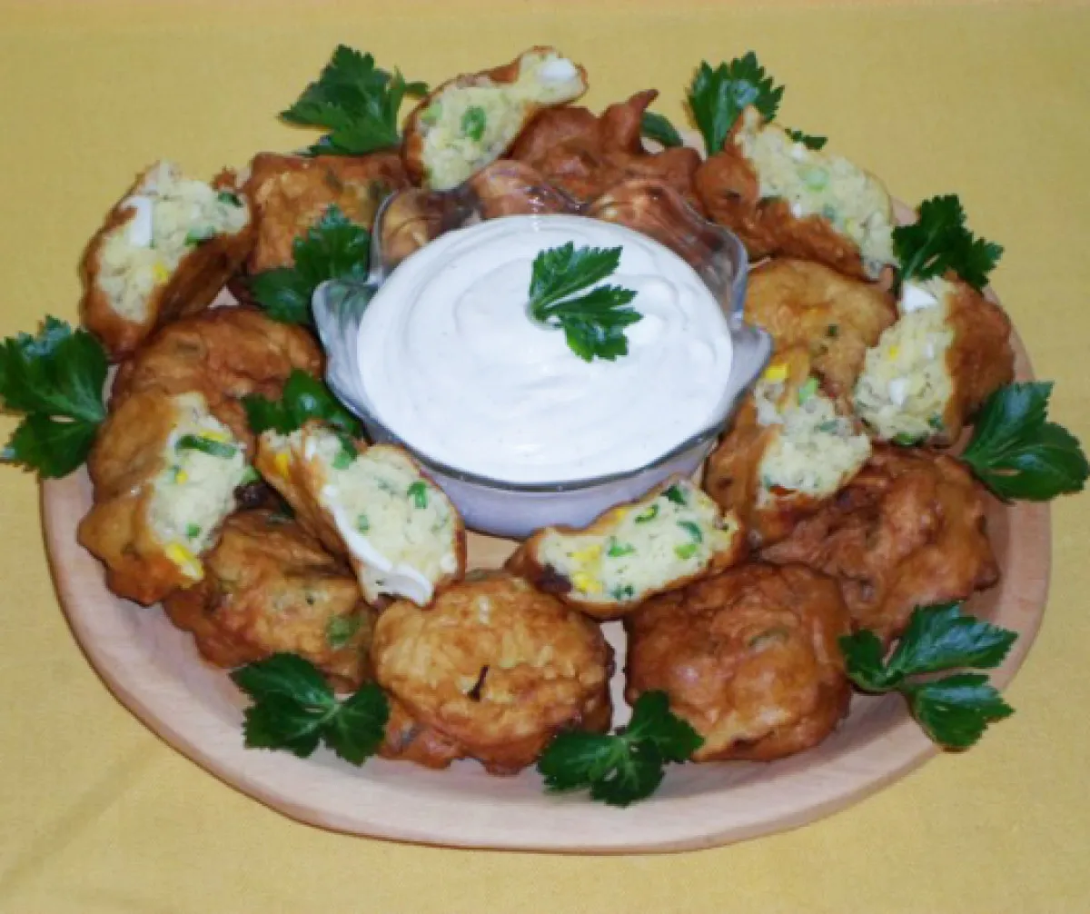 Tojásos-újhagymás puffancs recept