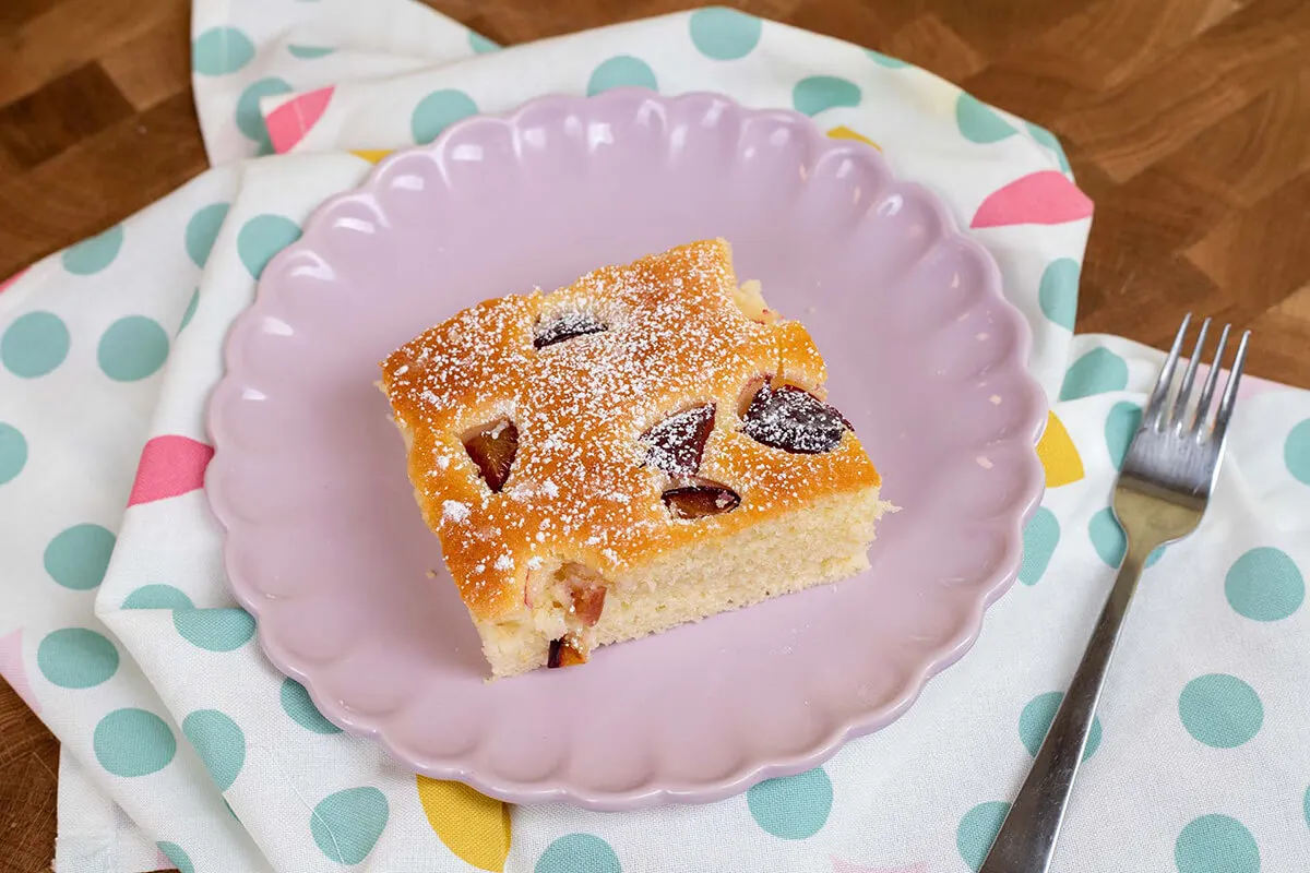 Szilvás kevert süti recept