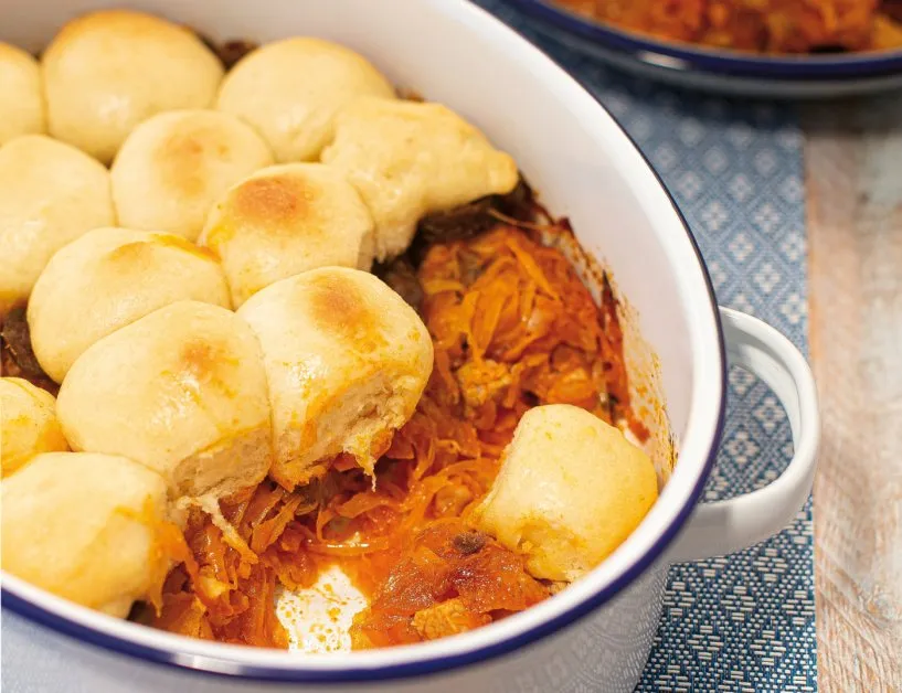 Káposztás knédli (Kraut und Knadel) recept