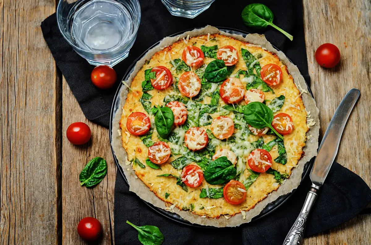 Diétás pizza recept