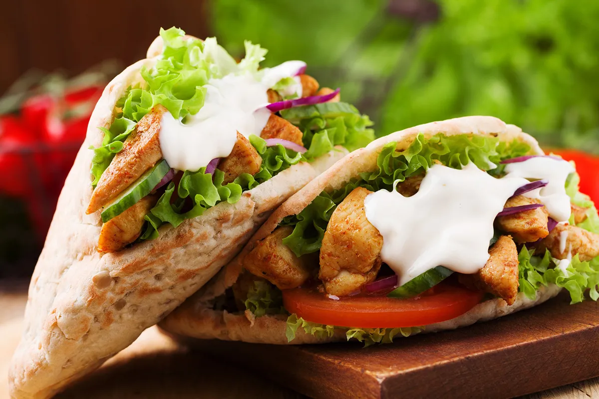 Gyros gazdagon recept