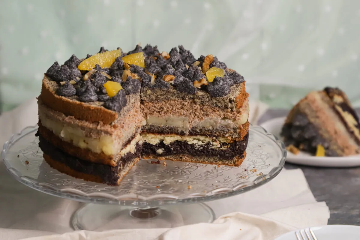 Flódni ihletésű torta  recept