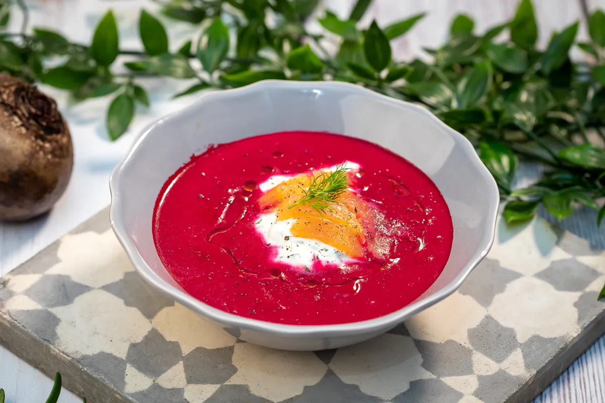 Ünnepi céklakrémleves recept