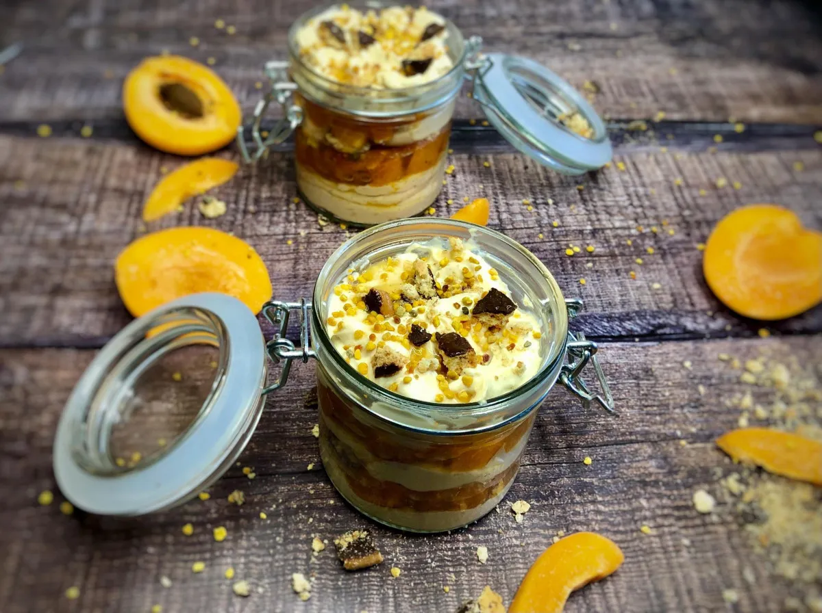 Sárgabarackos-mascarponés pohárkrém recept