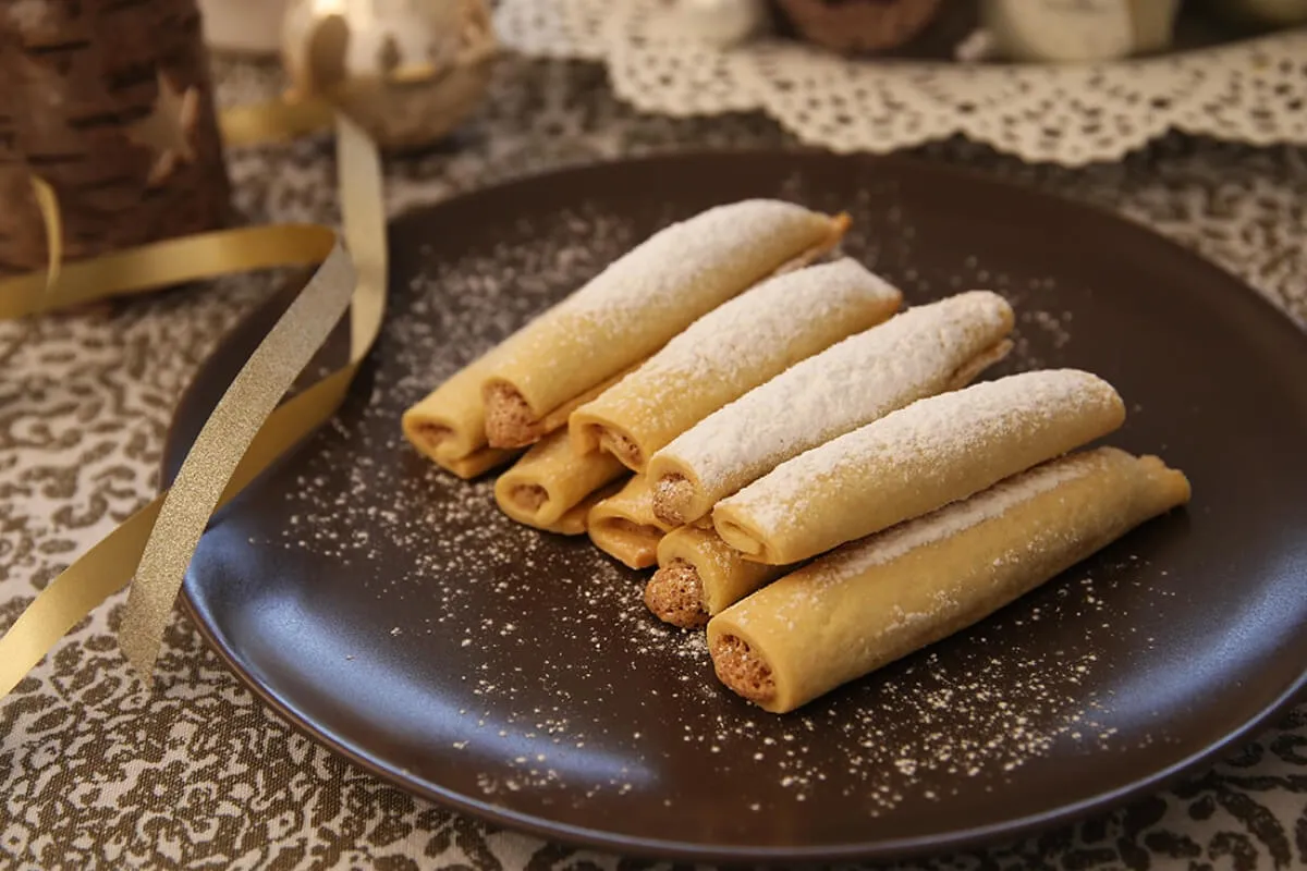 Dióhabbal töltött rudacskák (Főispán) recept