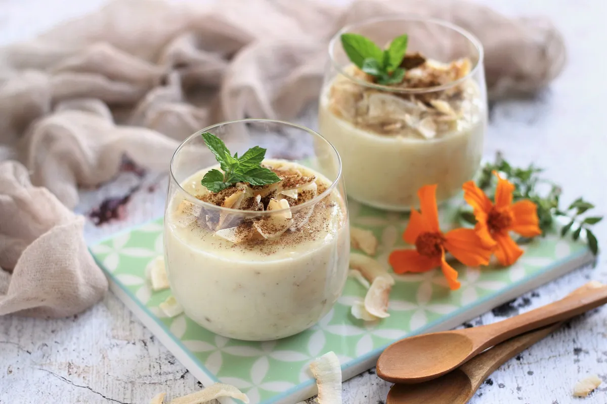 Kókuszos-vaníliás zabpuding recept