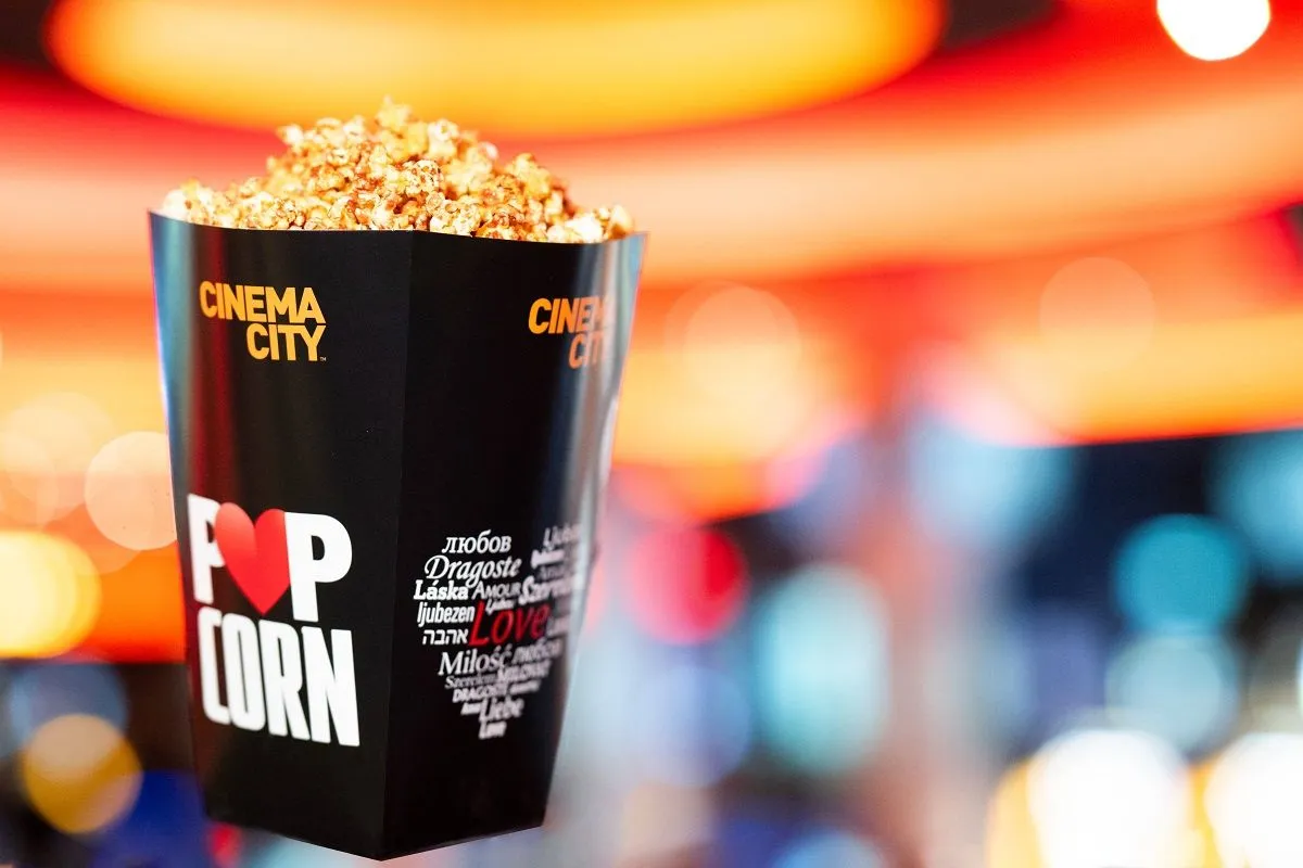 Rózsaszín popcornt dob piacra a Cinema City Valentin-napja alkalmából /Fotó: Cinema City