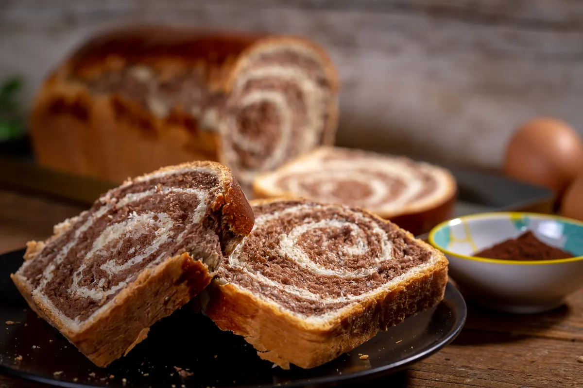 Mutatós kakaós kalács recept