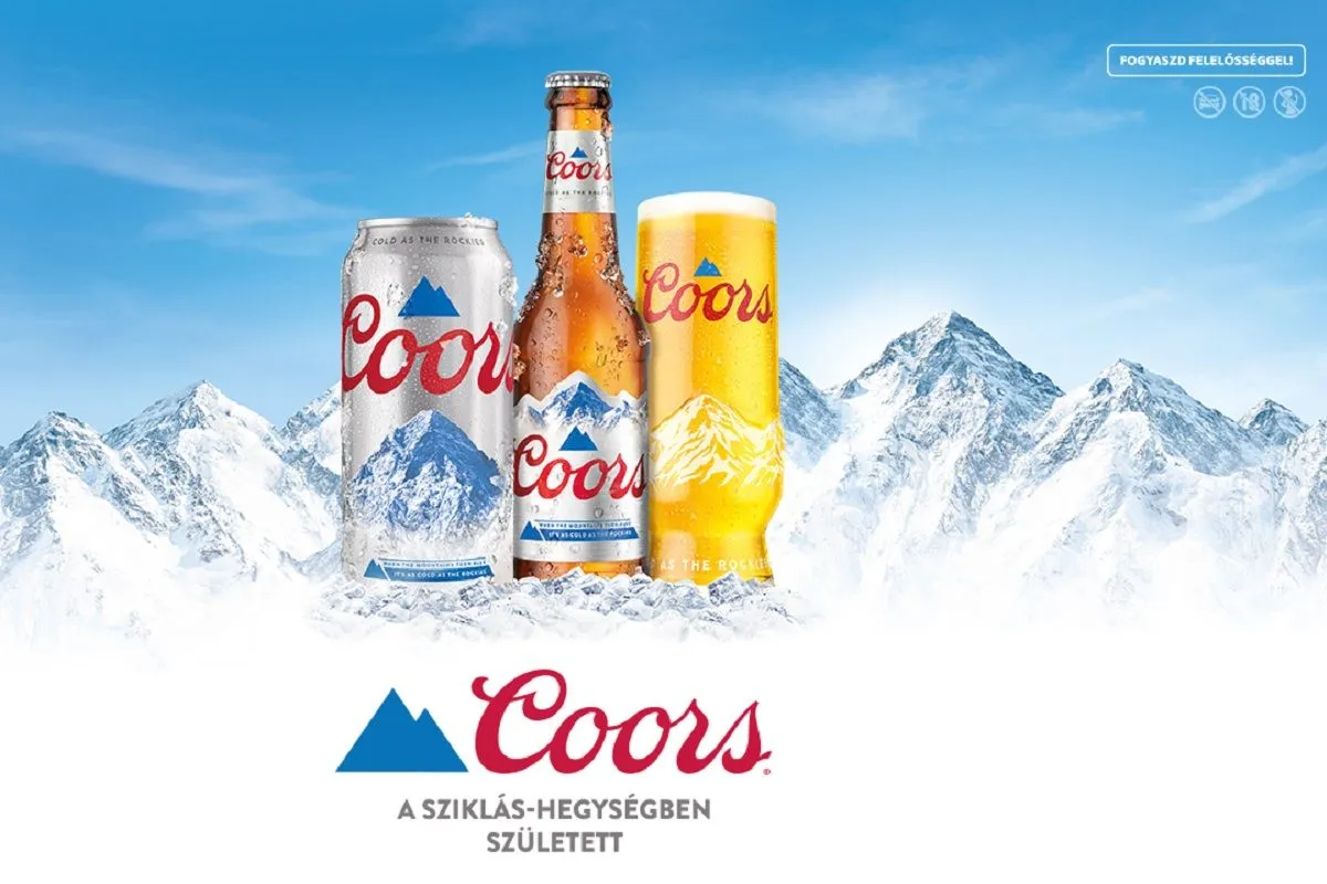 A Coors februártól kerül a hazai boltok polcaira /Fotó: Borsodi Sörgyár