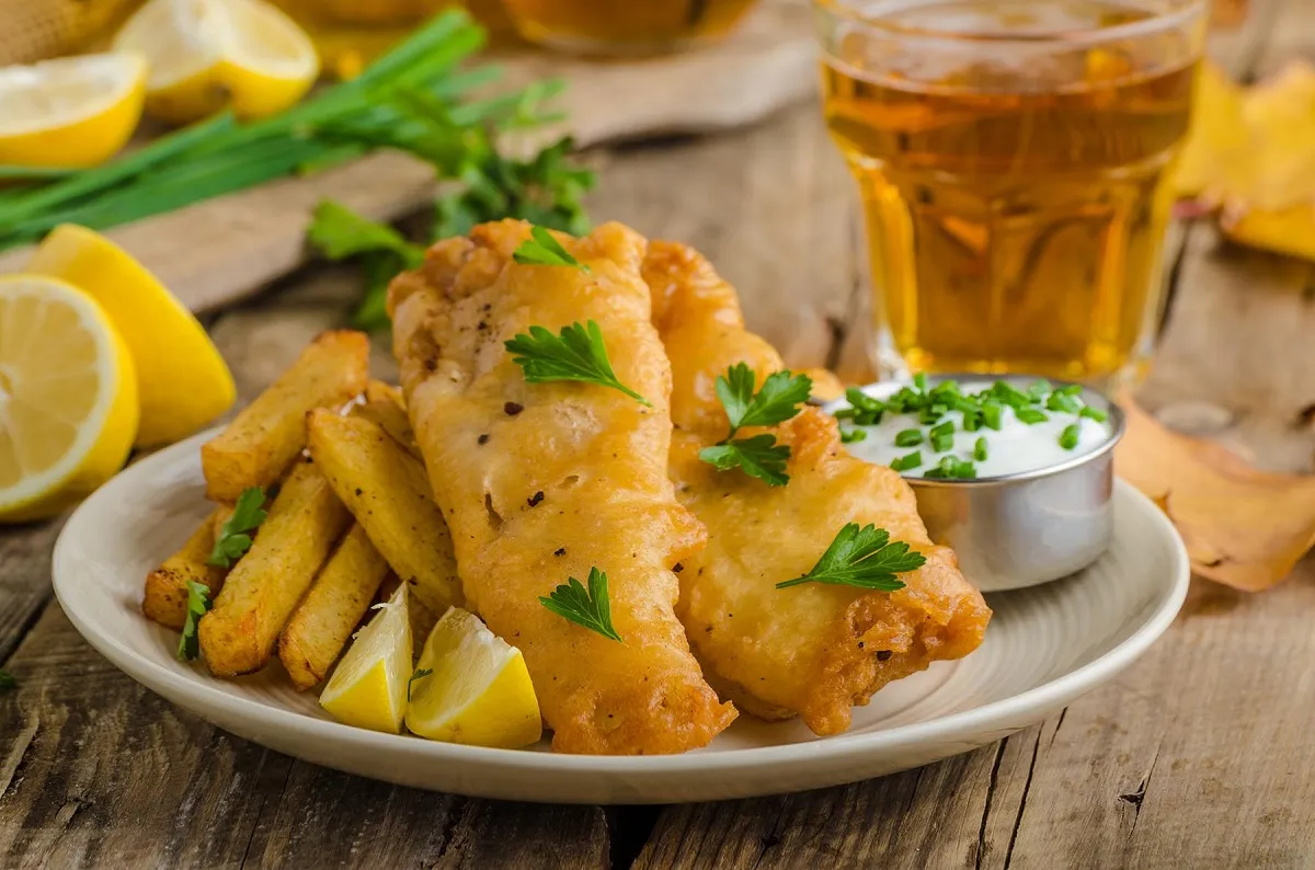 Halszeletek sörtésztában recept