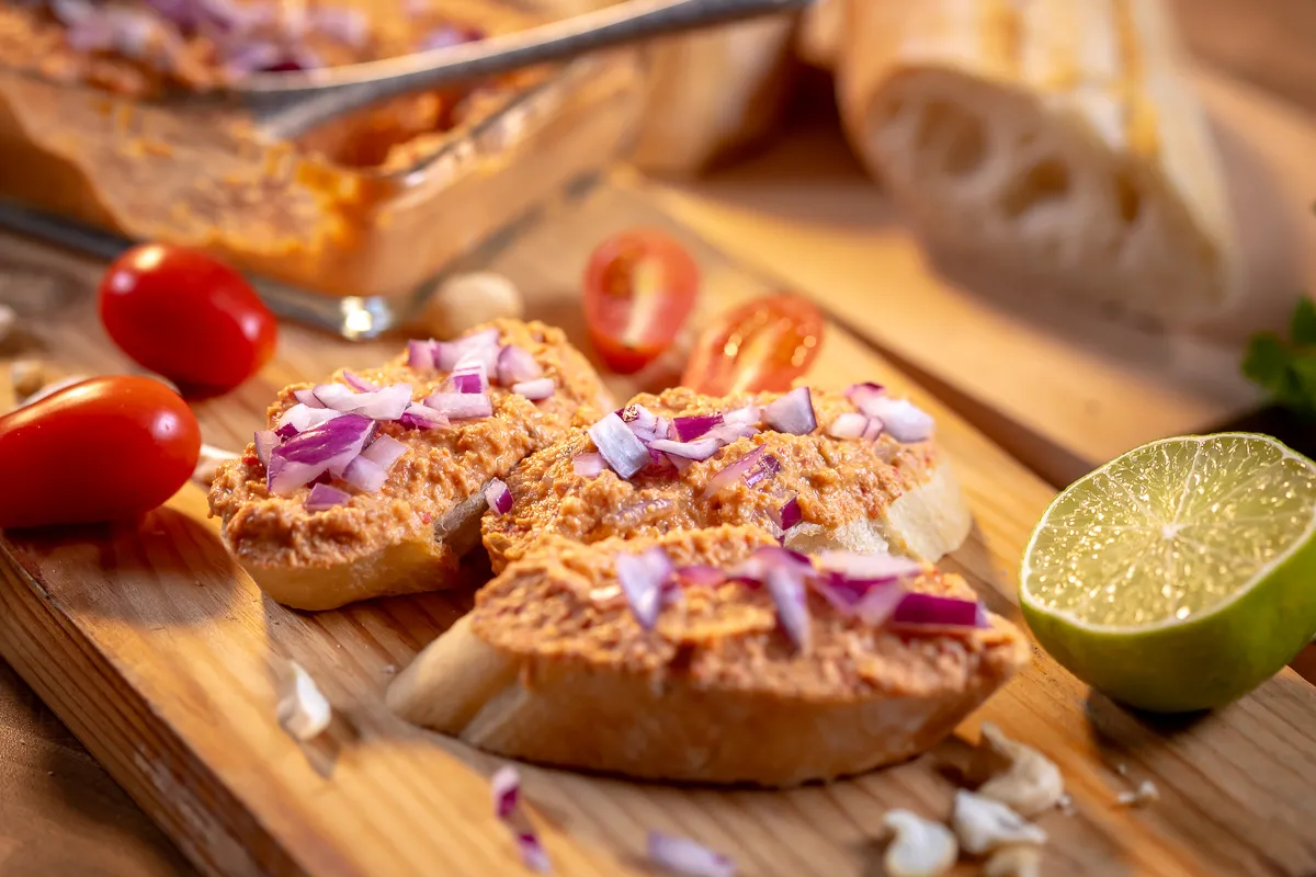 Vegán körözött tofuból recept