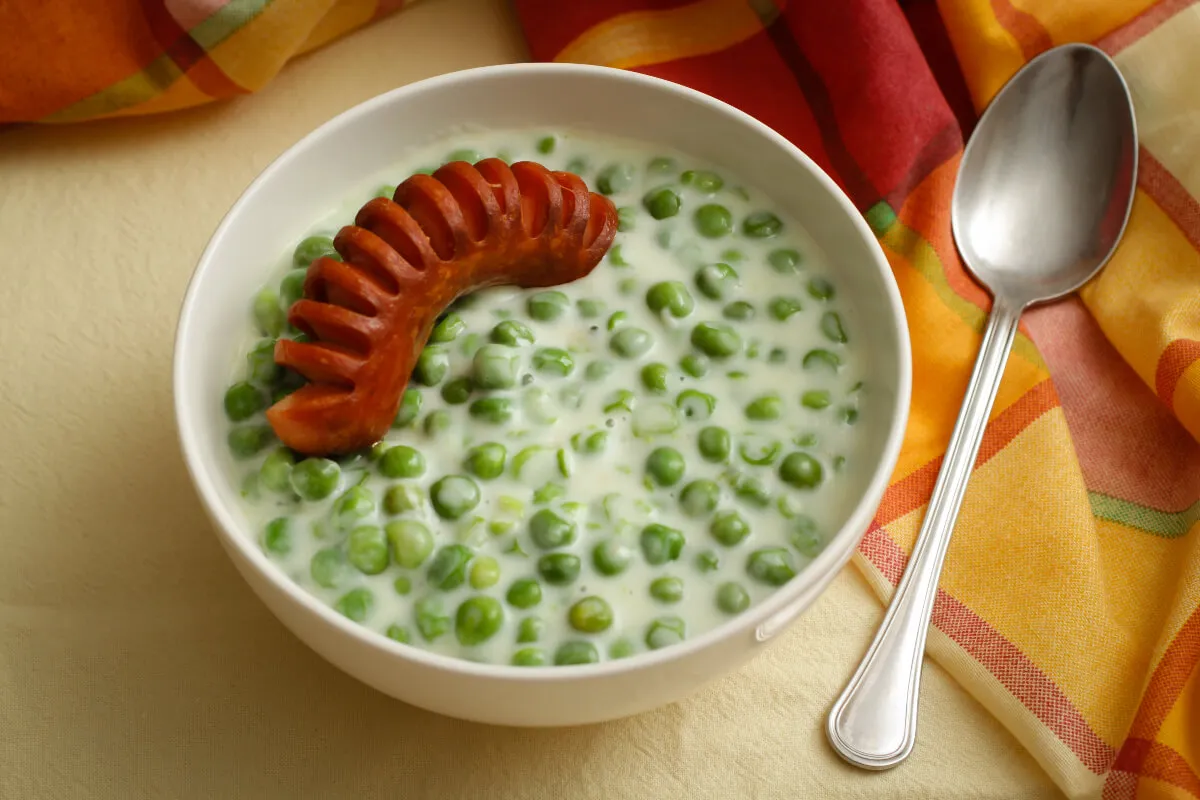 Zöldborsófőzelék recept