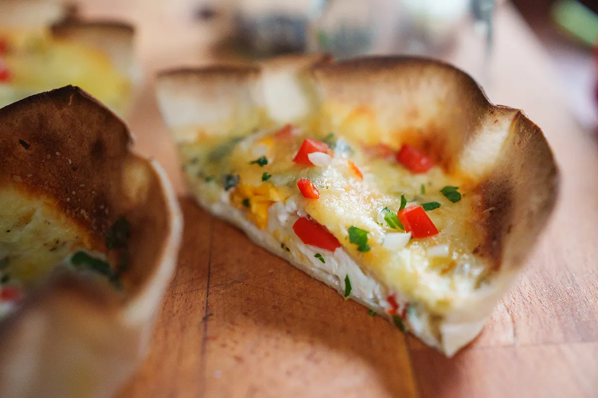 Tojásos tortillaszirom reggelire recept