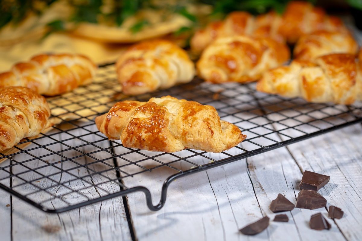 Csokoládés croissant recept