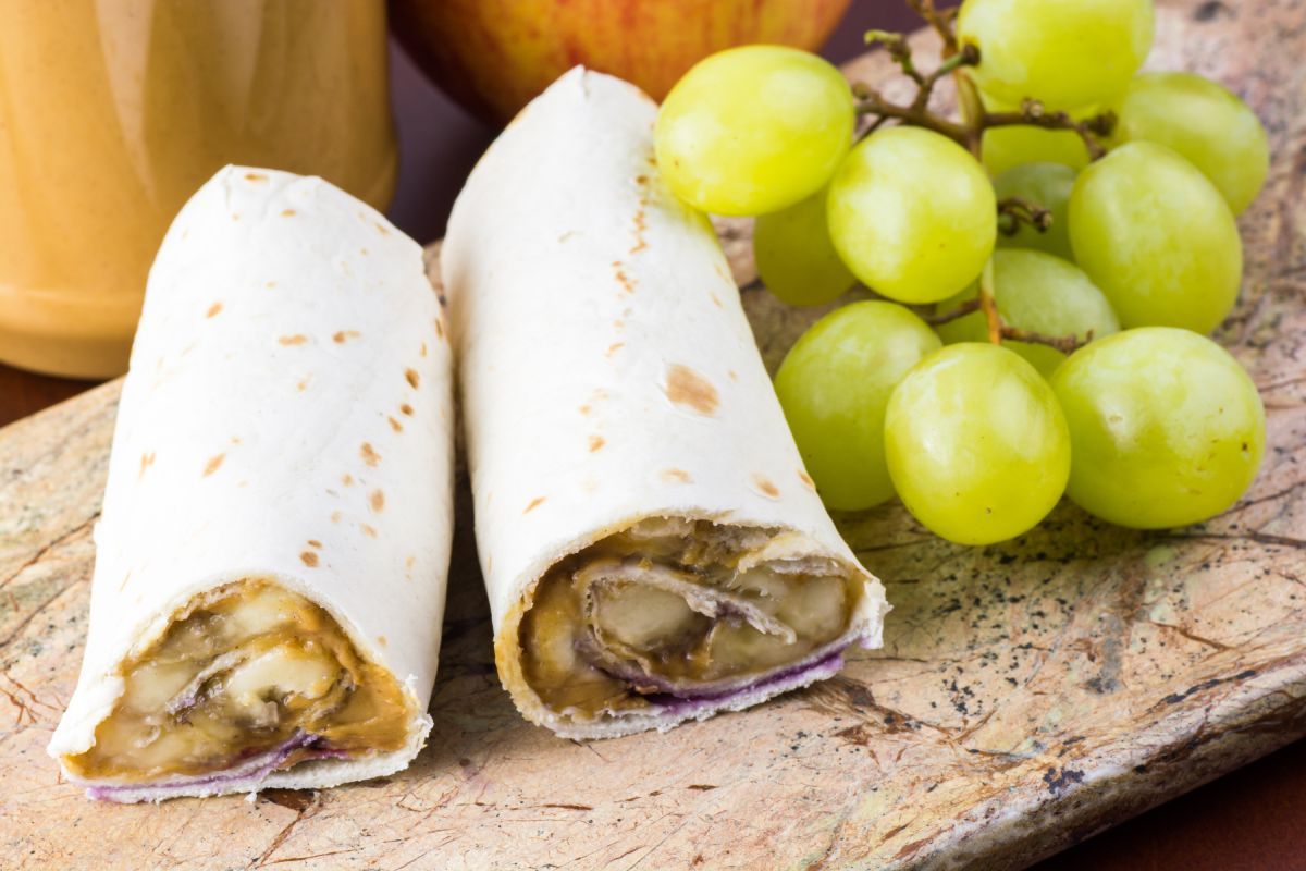 A mogyoróvajas-banános tortilla szuper napindító kaja / Fotó: Shutterstock