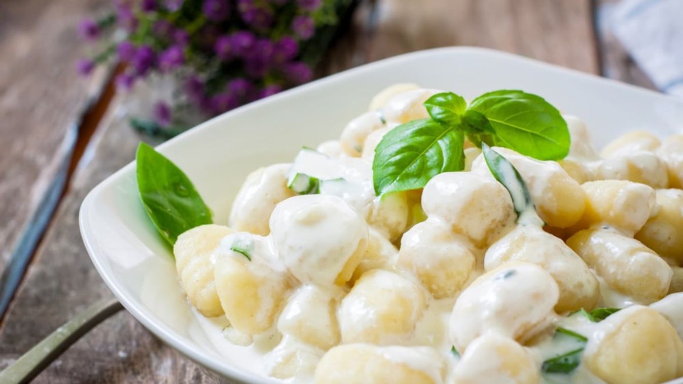 Sajtszószos gnocchi 