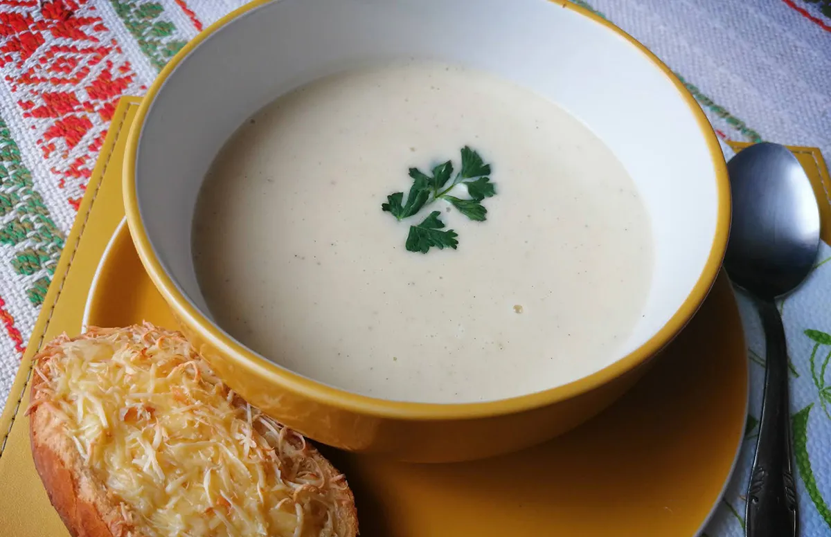 Zellerkrémleves recept