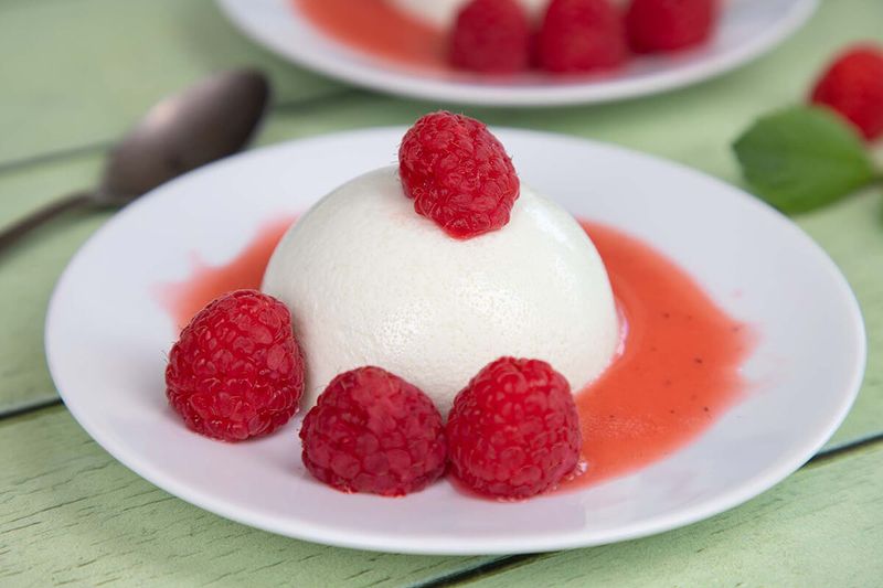 Marcipános panna cotta