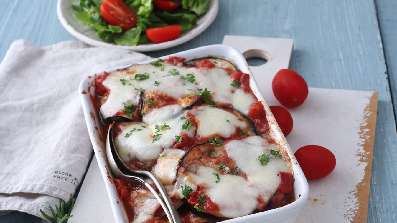 Padlizsánlasagne recept