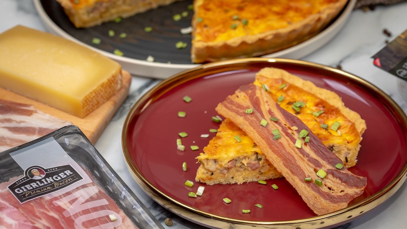 Mennyei sós pite: így készül a baconös-póréhagymás quiche, a francia ízkavalkád