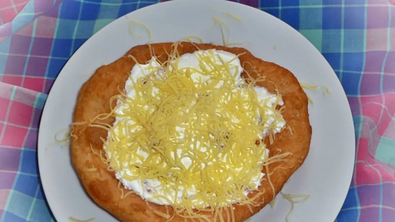 Lángos, ahogy Gizi készíti