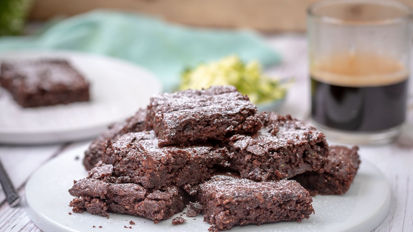 Cukkinis brownie recept