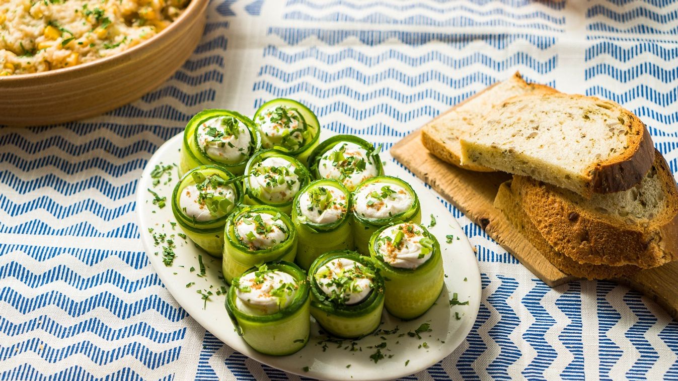 Tökéletes reggelire vagy vacsorára a fehér körözött uborkában