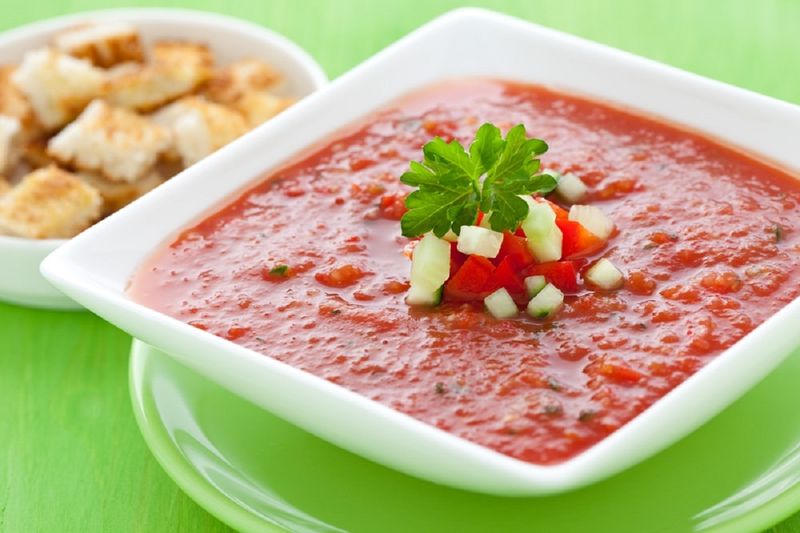 Andalúz gazpacho melegen (Gazpacho caliente)