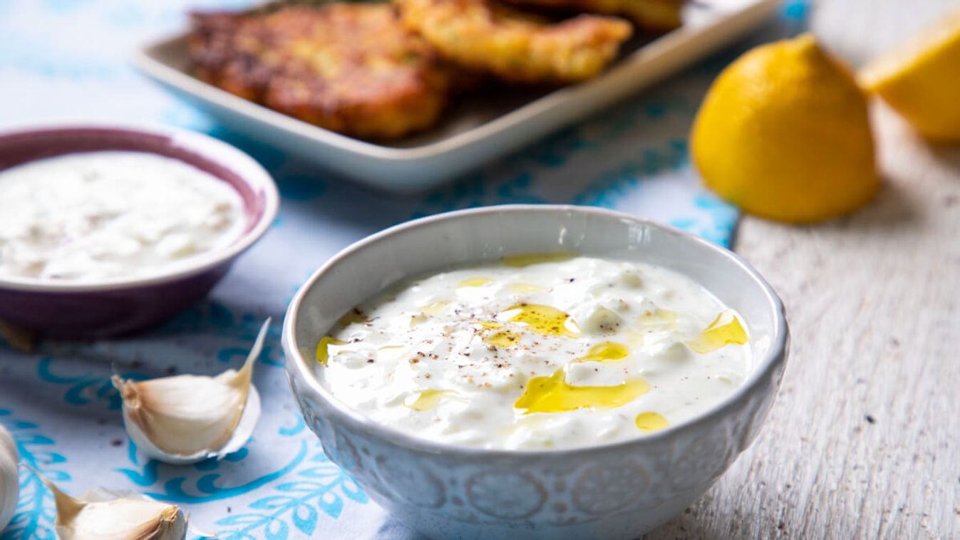 Tzatziki görög joghurttal  recept