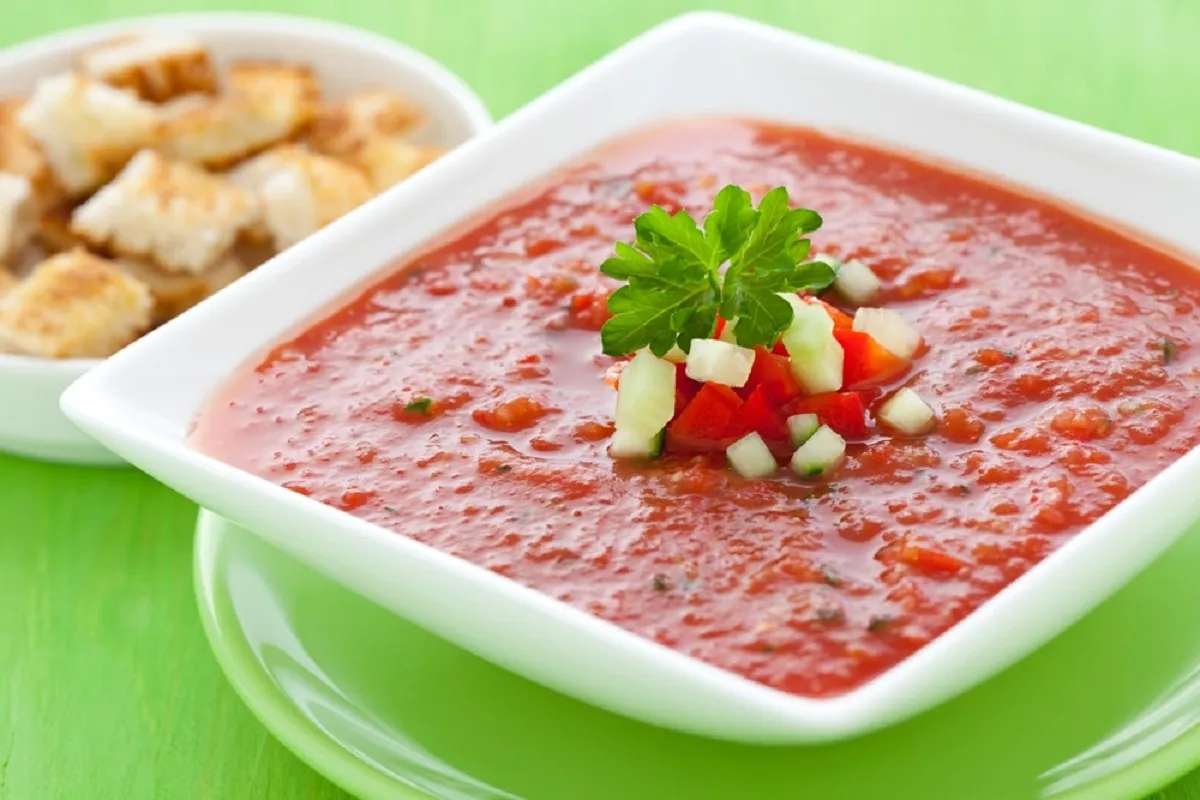 Andalúz gazpacho melegen (Gazpacho caliente) recept