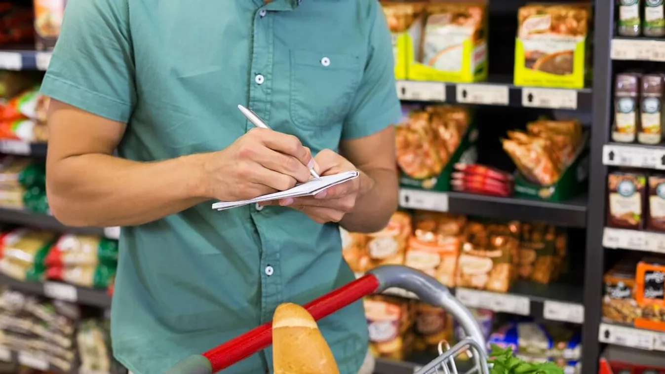 Bevásárlólista mentén könnyebb a vásárlás /Fotó: Shutterstock