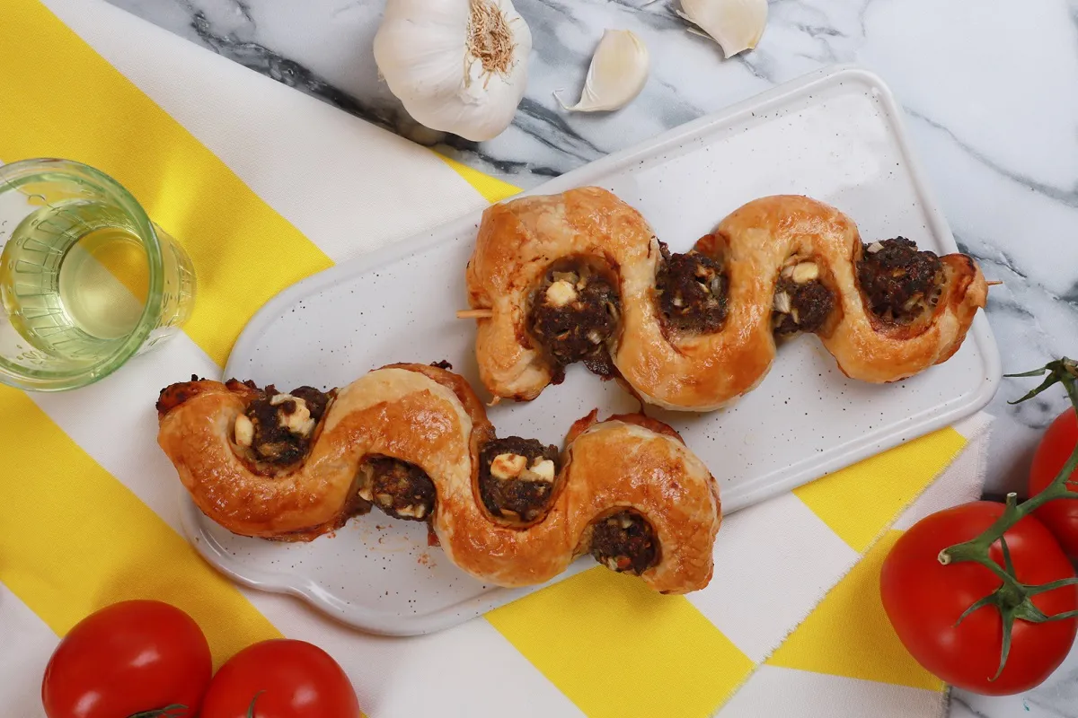 Leveles tésztában sült húsgolyók recept
