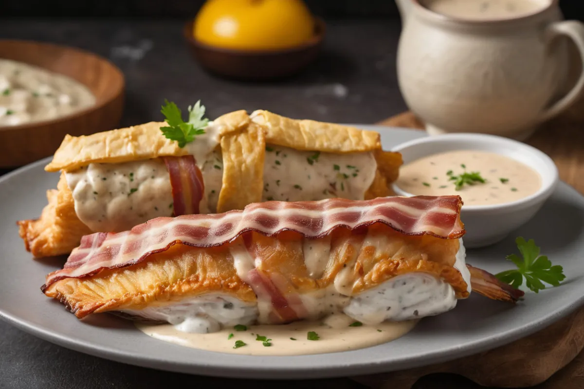 Szalonnás csuka recept