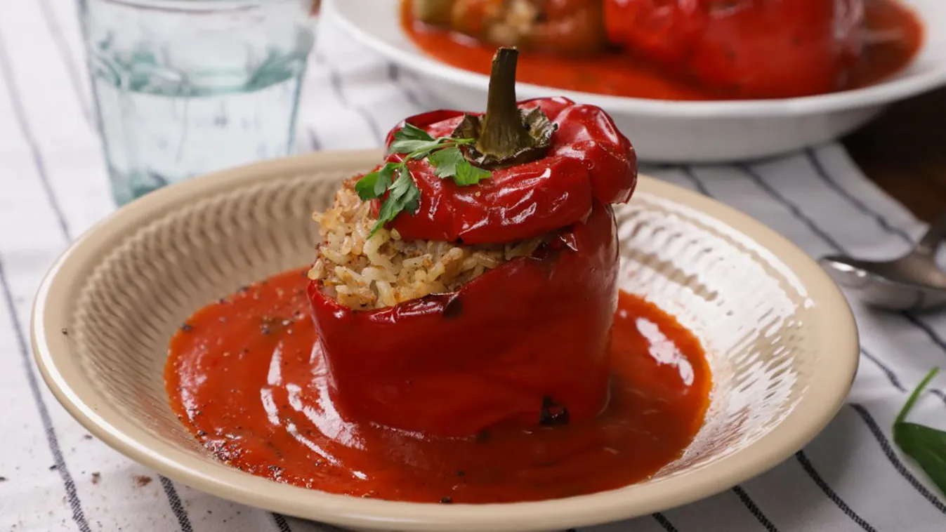 Töltött paprika, ahogy Gáspár Bea készíti recept