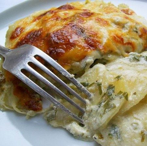 Petrezselymes burgonya-gratin