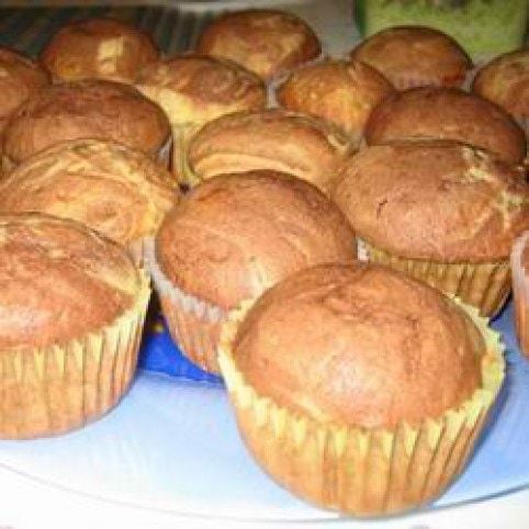 Narancsos-csokis-márványos muffin