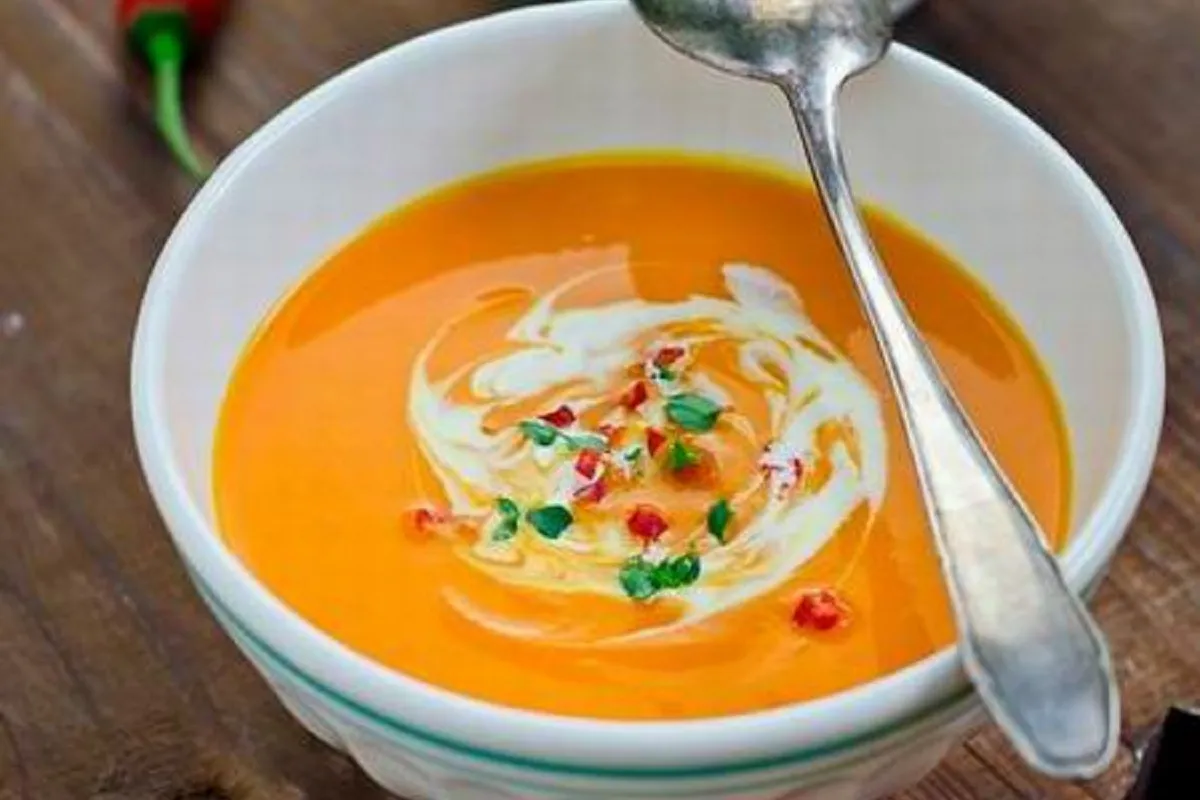 Pikáns sütőtökkrémleves recept